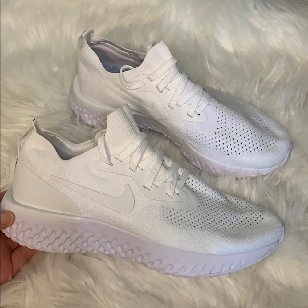 nike epic react flyknit 2 white